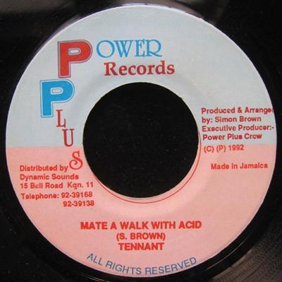 7inch Record TENNANT - Mate A WAlk With Acid NONE Power Plus Reco 1992 Jamaica Reggae, Ska & Dub Used
7inch Record TENNANT - Mate A WAlk With Acid NONE Power Plus Reco 1992 Jamaica Reggae, Ska & Dub Used