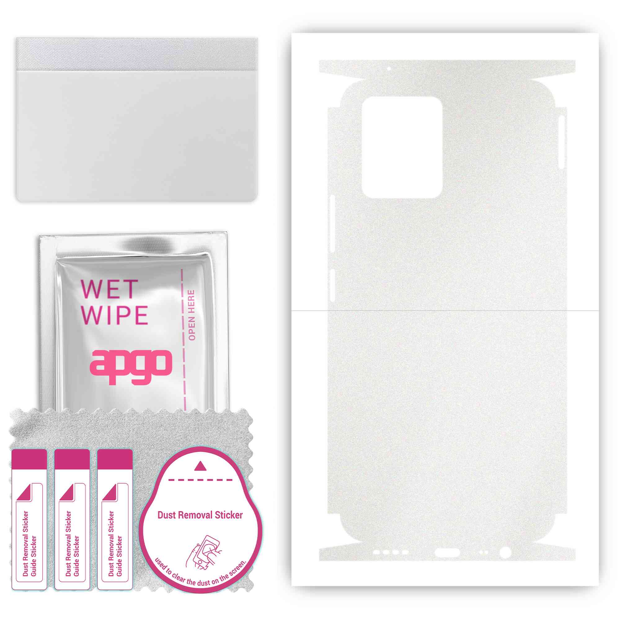 apgo Protective Skin Sticker for the back+sides compatible with Realme 8, Full Wrap Film, Foil, Vinyl - Pattern Matte Transparent
apgo Protective Skin Sticker for the back+sides compatible with Realme 8, Full Wrap Film, Foil, Vinyl - Pattern Matte Transparent