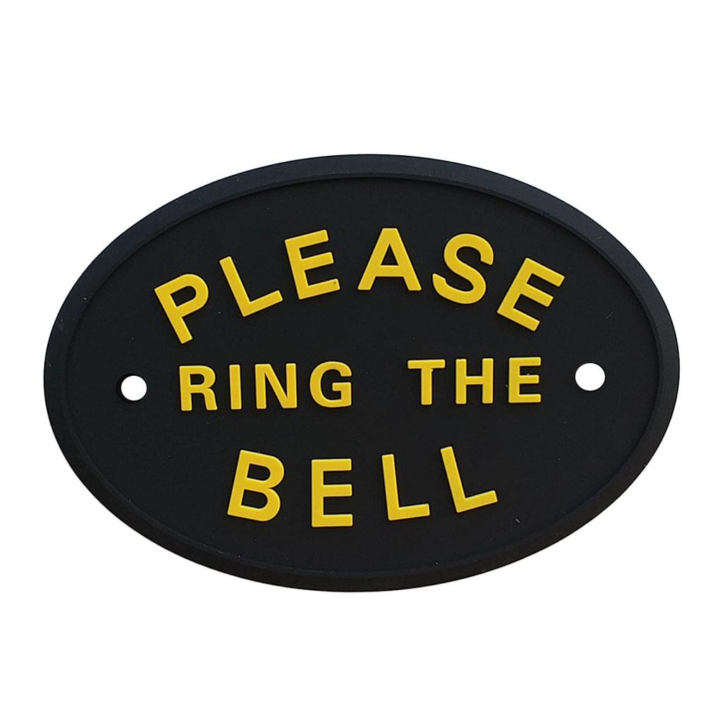 1pc Silver PLEASE RING THE BELL Garden House Wall Door Plaque Sign In Black
1pc Silver PLEASE RING THE BELL Garden House Wall Door Plaque Sign In Black