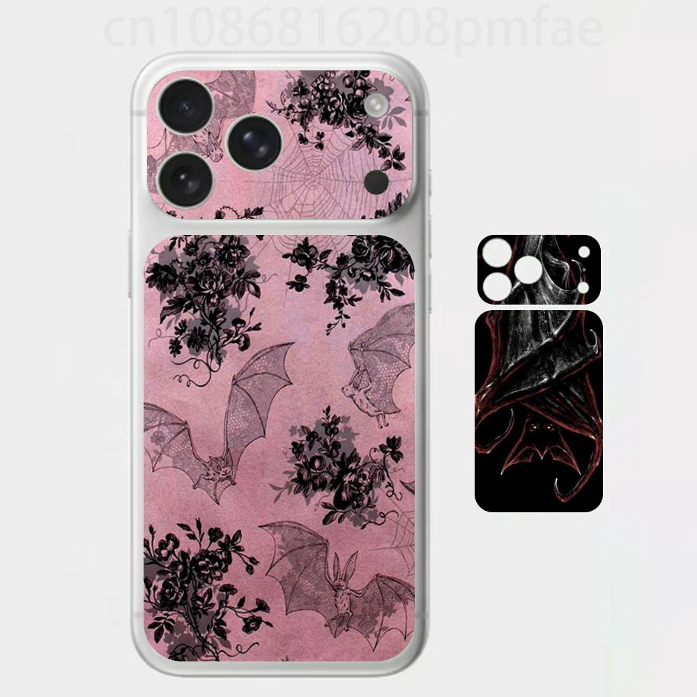 Goth Vampire Bat Gothic Premium Skin Wrap for iPhone 17 Pro/Max, Back Frame Camera Protective Decal (Not Case) iPhone17promax
Goth Vampire Bat Gothic Premium Skin Wrap for iPhone 17 Pro/Max, Back Frame Camera Protective Decal (Not Case) iPhone17promax