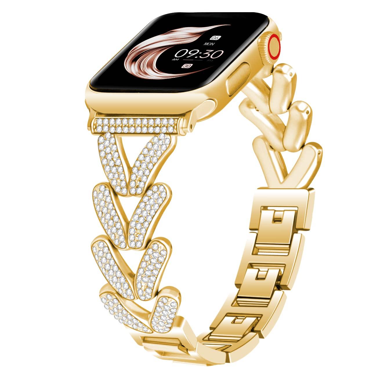 Металлический ремешок Bling для Apple Watch Bands 49 мм 46 мм 42 мм 45 мм 41 мм 44 мм 40 мм женский ремешок из нержавеющей стали с бриллиантами для Ultra 2/1 Series 10 9 8 7 6 5 4 3 SE 42(S10)-38 40 41 42mm
Металлический ремешок Bling для Apple Watch Bands 49 мм 46 мм 42 мм 45 мм 41 мм 44 мм 40 мм женский ремешок из нержавеющей стали с бриллиантами для Ultra 2/1 Series 10 9 8 7 6 5 4 3 SE 42(S10)-38 40 41 42mm