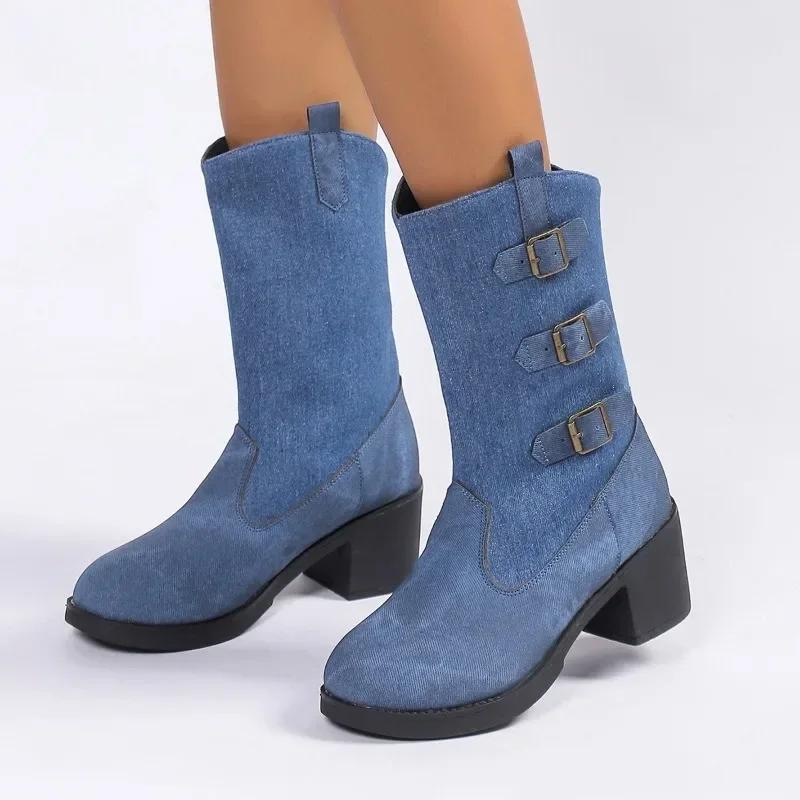 2025 Hot Sale Shoes for Women Sleeve Women s Boots Autumn Round Toe Solid Middle Tube Chunky Heel Large Size Fashion Boots 35 чёрный
2025 Hot Sale Shoes for Women Sleeve Women s Boots Autumn Round Toe Solid Middle Tube Chunky Heel Large Size Fashion Boots 35 чёрный