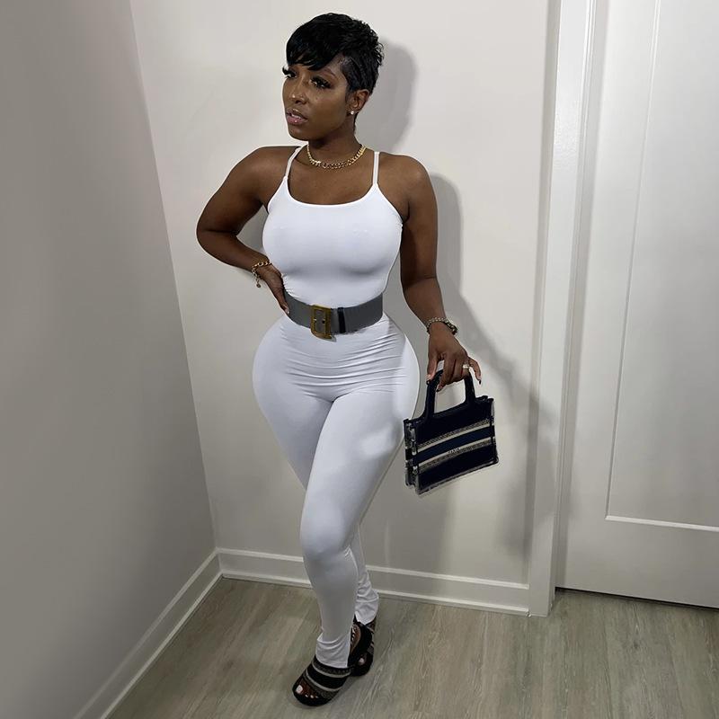 Women s Fashion Casual Solid Color Yoga Sports Jumpsuit Clothes Sale XXL білий
Women s Fashion Casual Solid Color Yoga Sports Jumpsuit Clothes Sale XXL білий