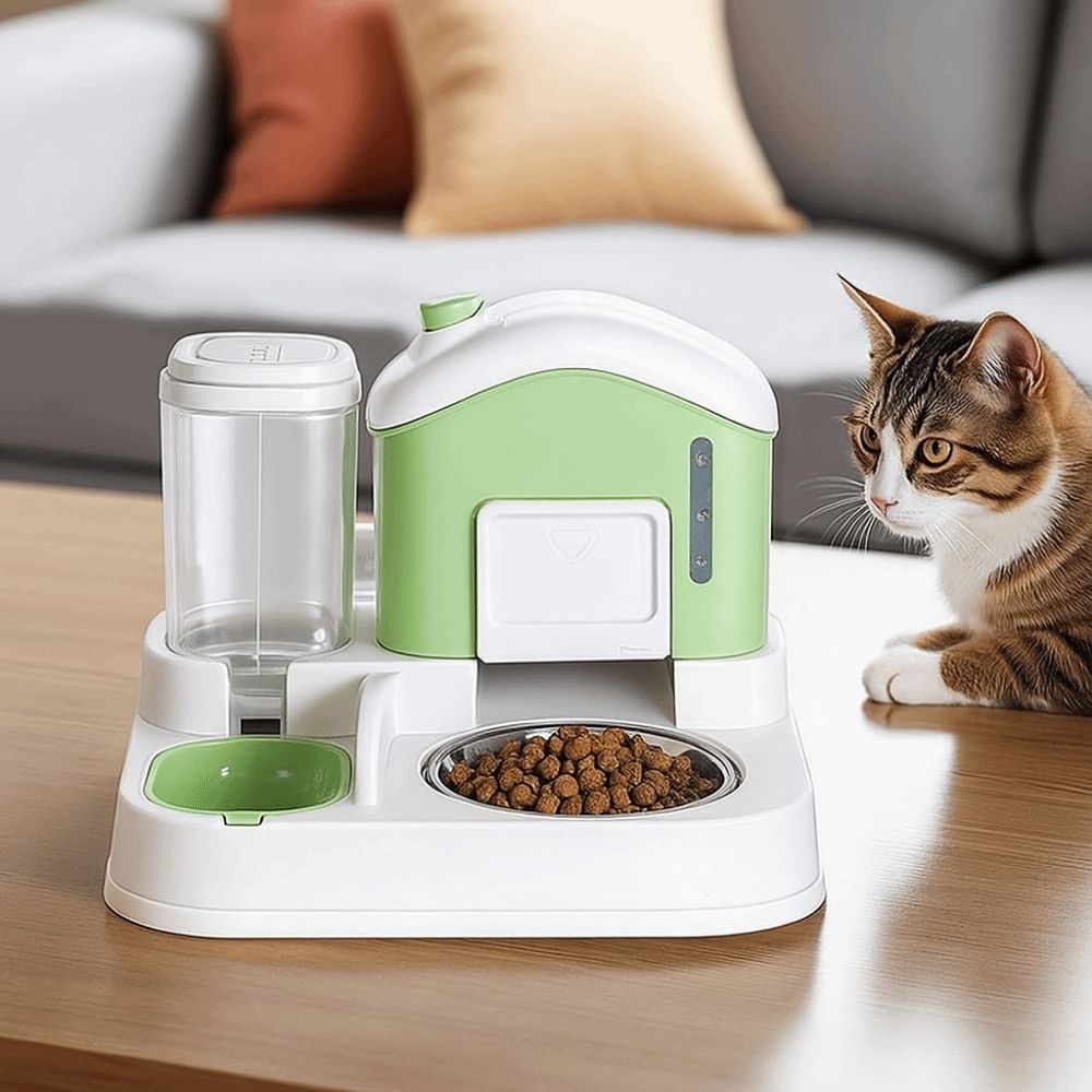 Detachable Cat Water Dispenser 2-In-1 Dog Double Bowl Pet Food Dispenser for Cats Dogs зелёный
Detachable Cat Water Dispenser 2-In-1 Dog Double Bowl Pet Food Dispenser for Cats Dogs зелёный