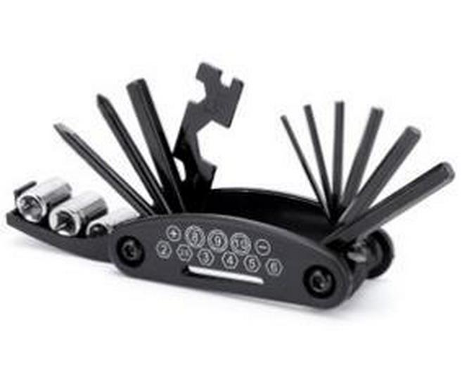 Набор многофункциональных инструментов для ремонта велосипеда 15-в-1
Набор многофункциональных инструментов для ремонта велосипеда 15-в-1