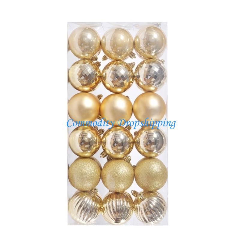 Y5JC Pack Of 36 Delicate Christmas Balls Perfect For Enhancing Festival золотий
Y5JC Pack Of 36 Delicate Christmas Balls Perfect For Enhancing Festival золотий