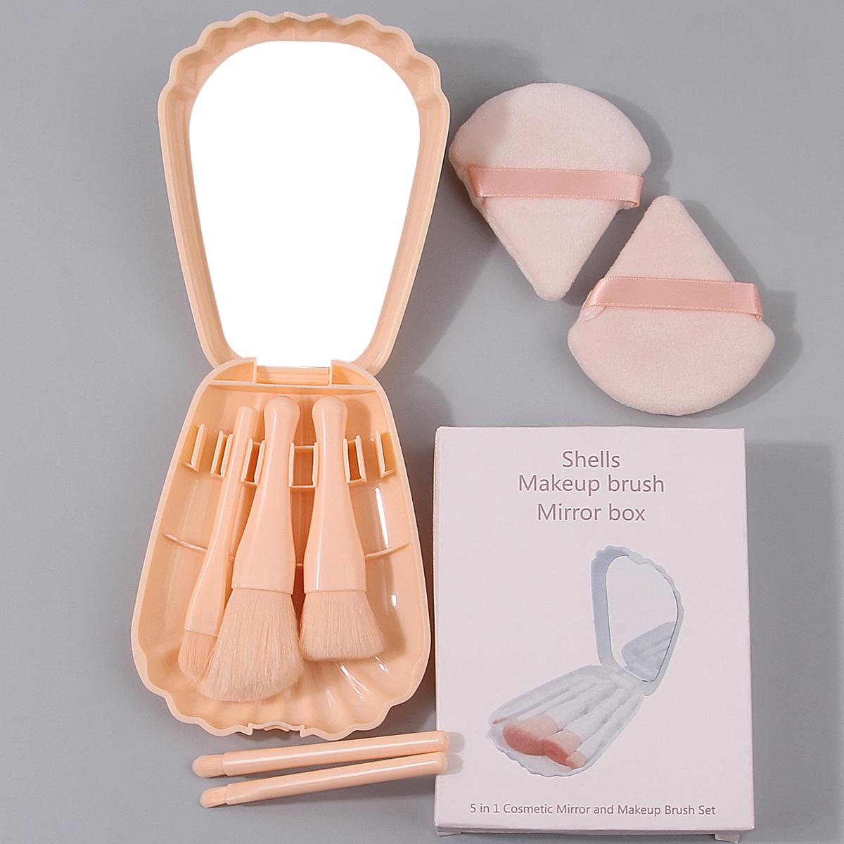 8PCS Shell pattern mirror box Mini Loose Powder blush Concealer Eyeshadow Makeup Brush set Double-sided triangular powder puff абрикосовый
8PCS Shell pattern mirror box Mini Loose Powder blush Concealer Eyeshadow Makeup Brush set Double-sided triangular powder puff абрикосовый