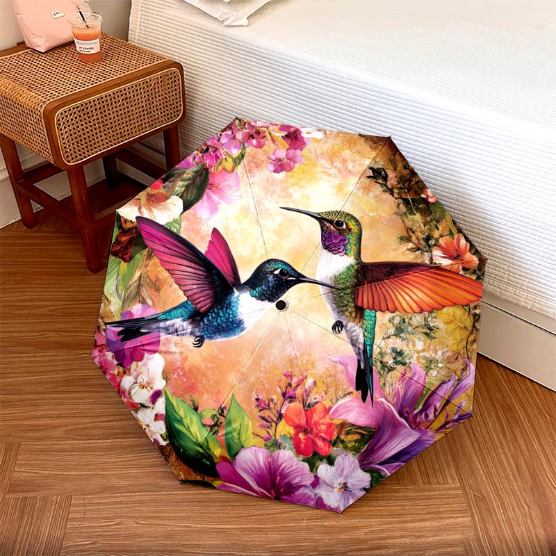 1 PC Automatic Folding Umbrella - Hummingbirds Floral Pattern, Portable & Foldable Design with 8 Ribs, Christmas Birthday Gifts
1 PC Automatic Folding Umbrella - Hummingbirds Floral Pattern, Portable & Foldable Design with 8 Ribs, Christmas Birthday Gifts