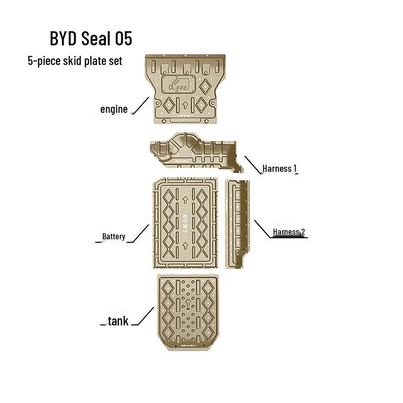 2025 BYD Seal 05 Underbody Protection Plate & Chassis Guard Manganese Steel
2025 BYD Seal 05 Underbody Protection Plate & Chassis Guard Manganese Steel