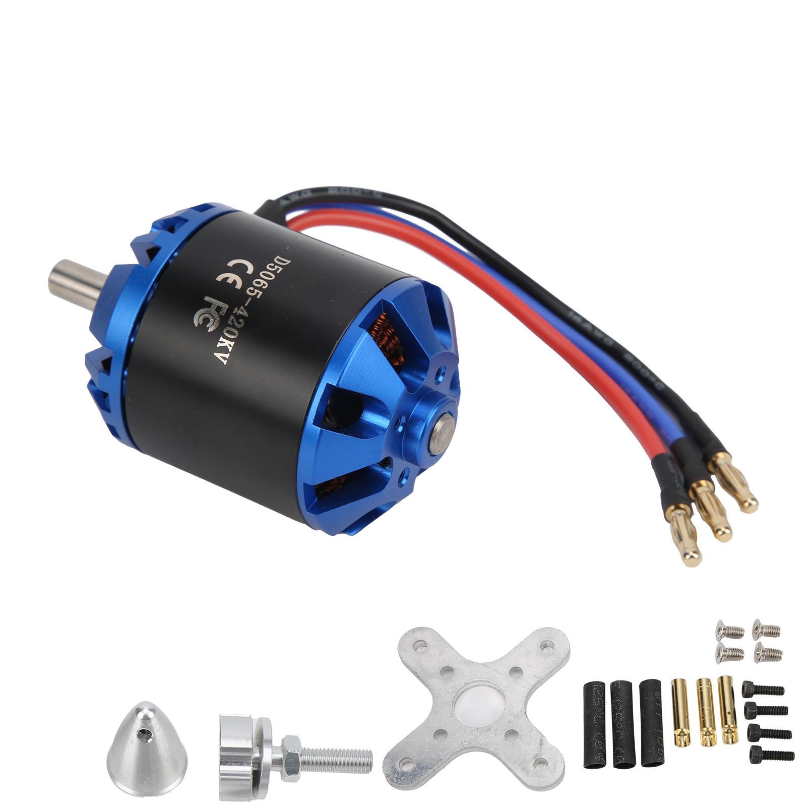 RC 5065 400KV 1600W Brushless Motor with 4.0mm Banana Plug for RC Aircraft Plane Upgrade Parts
RC 5065 400KV 1600W Brushless Motor with 4.0mm Banana Plug for RC Aircraft Plane Upgrade Parts