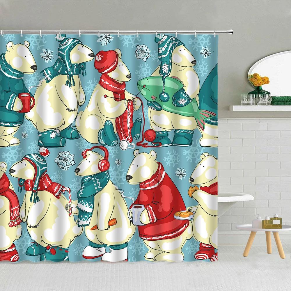 Cute Cartoon Bear Shower Curtains Fun Animal Children Bathtub Decoration Waterproof Fabric Bathroom Screen With Hooks W60H190(CM)-1 Pcs
Cute Cartoon Bear Shower Curtains Fun Animal Children Bathtub Decoration Waterproof Fabric Bathroom Screen With Hooks W60H190(CM)-1 Pcs