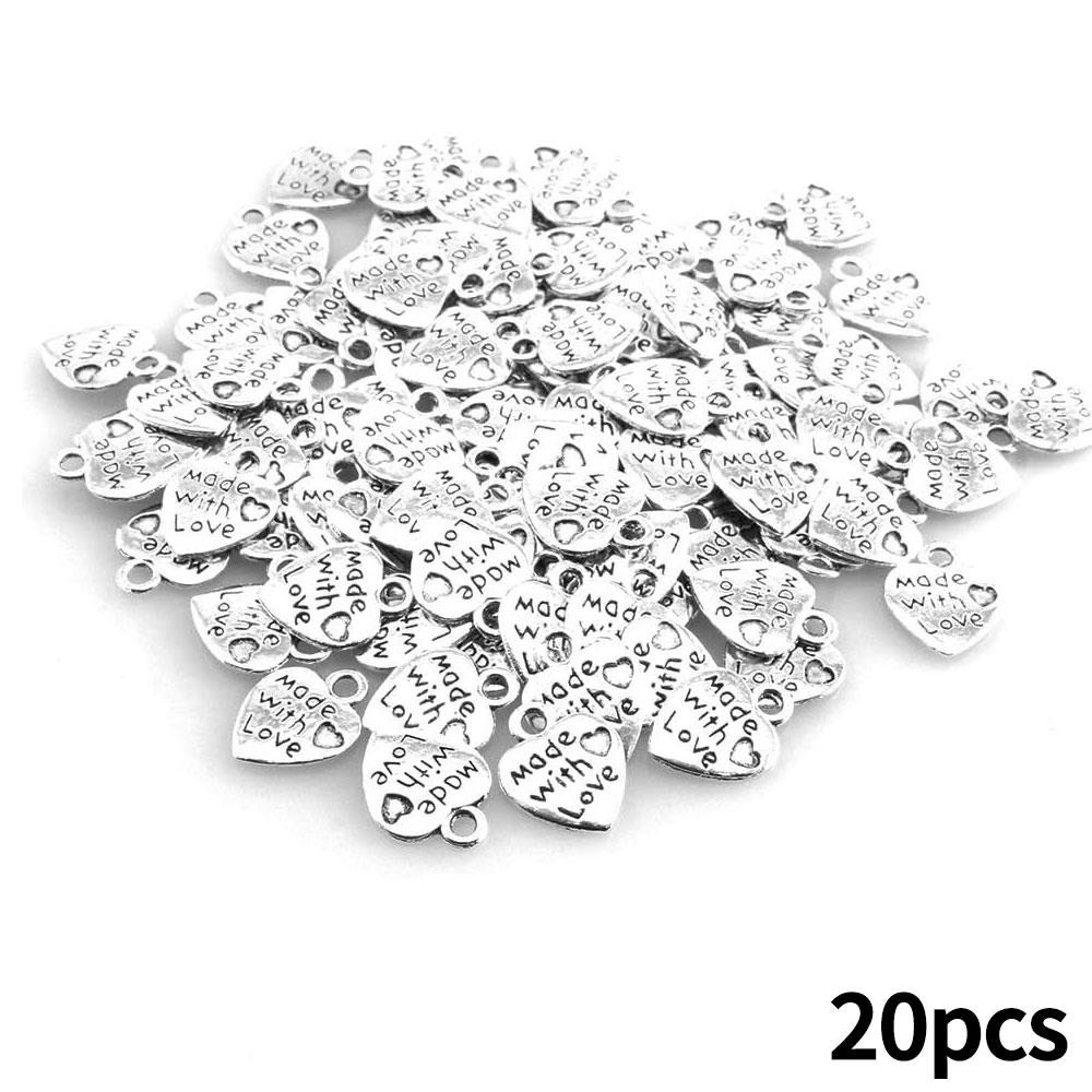 10/20/40 шт. металлические сердечки, подвески, серьги, браслет, ожерелье, брелок, закладка, изготовление ювелирных изделий, свадебный подарок на вечеринку 20pcs
10/20/40 шт. металлические сердечки, подвески, серьги, браслет, ожерелье, брелок, закладка, изготовление ювелирных изделий, свадебный подарок на вечеринку 20pcs