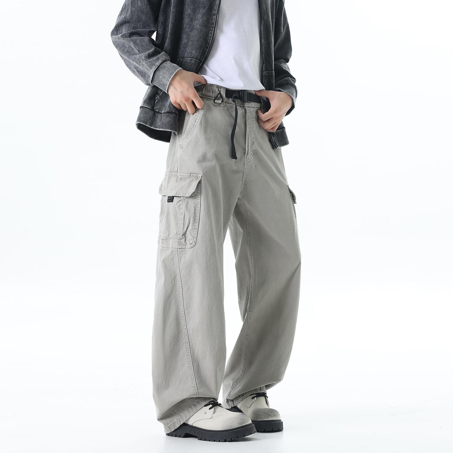 Men s Retro Work Pants Straight Leg Multi Pocket Pants 38 світло-сірий колір
Men s Retro Work Pants Straight Leg Multi Pocket Pants 38 світло-сірий колір