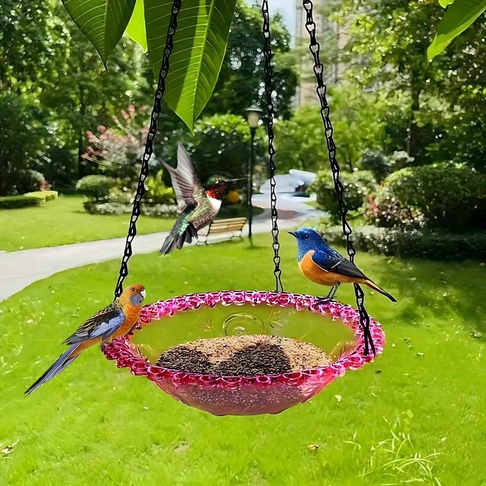 Metal Bird Bathtub Hanging Bathroom Feeder Multifunction Bird Feeder Garden Courtyard Decoration фіолетовий
Metal Bird Bathtub Hanging Bathroom Feeder Multifunction Bird Feeder Garden Courtyard Decoration фіолетовий