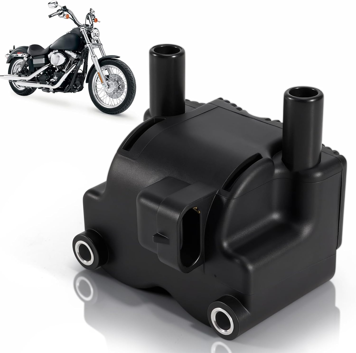 31743-01 4-Pin Single Fire Ignition Coil, 3 Ohm Compatible with Harley Davidson Dyna Softail Touring 2001-2006 Fuel Injected, Replace 31655-99 210538 чорний
31743-01 4-Pin Single Fire Ignition Coil, 3 Ohm Compatible with Harley Davidson Dyna Softail Touring 2001-2006 Fuel Injected, Replace 31655-99 210538 чорний