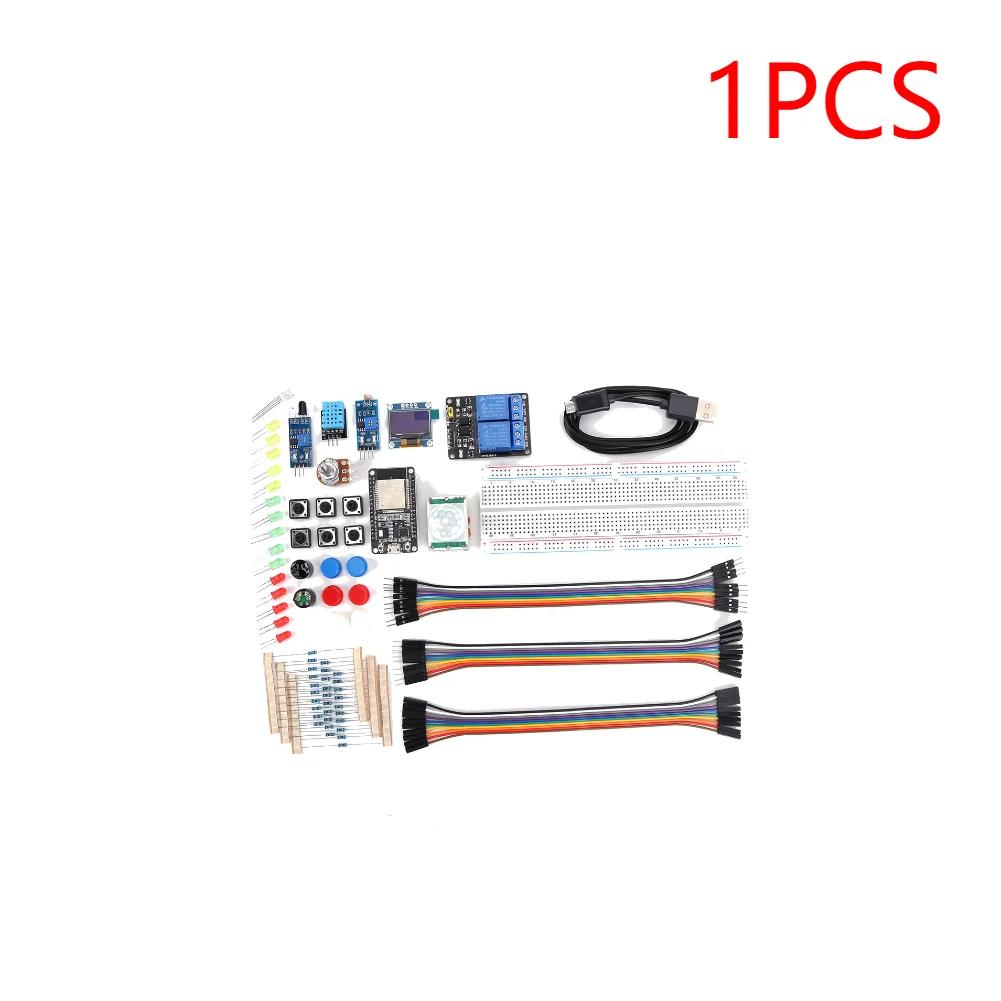 DIY Starter Kit for ESP32 ESP-32S WIFI with Storage Box Learning Basic Starter Kit 0.96 Inch Oled Pir Motion Sensor for Arduino
DIY Starter Kit for ESP32 ESP-32S WIFI with Storage Box Learning Basic Starter Kit 0.96 Inch Oled Pir Motion Sensor for Arduino