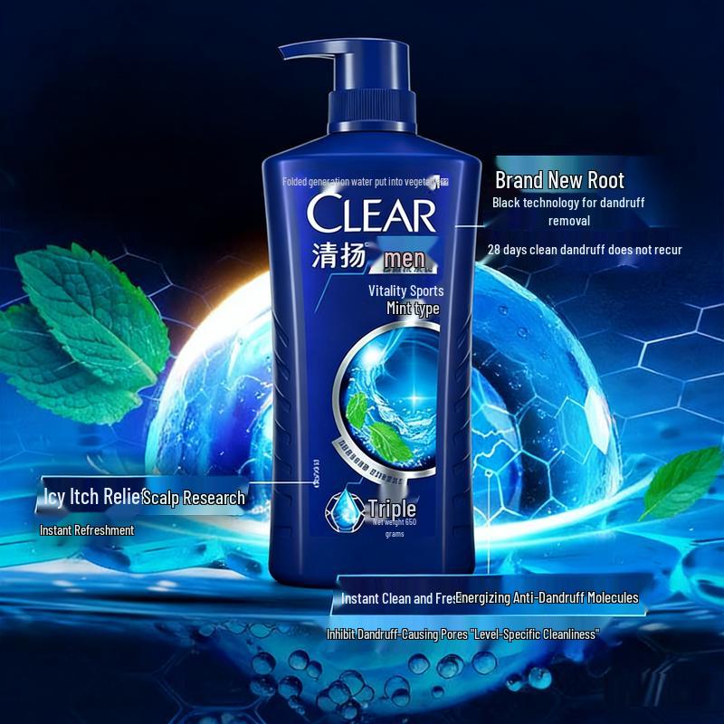 Clear Men s Vitality Sport Mint Anti-Dandruff Shampoo 650g
Clear Men s Vitality Sport Mint Anti-Dandruff Shampoo 650g