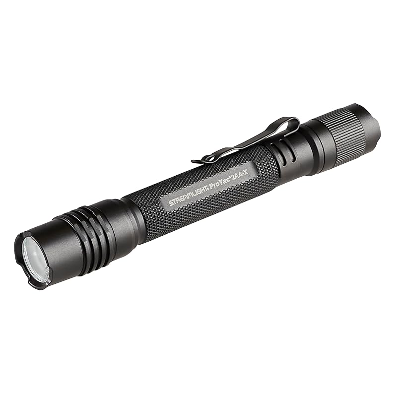 Streamlight 88135 ProTac 2AA-X USB 550 lumens multi fuel personal carry Tactical flashlight, black.
Streamlight 88135 ProTac 2AA-X USB 550 lumens multi fuel personal carry Tactical flashlight, black.
