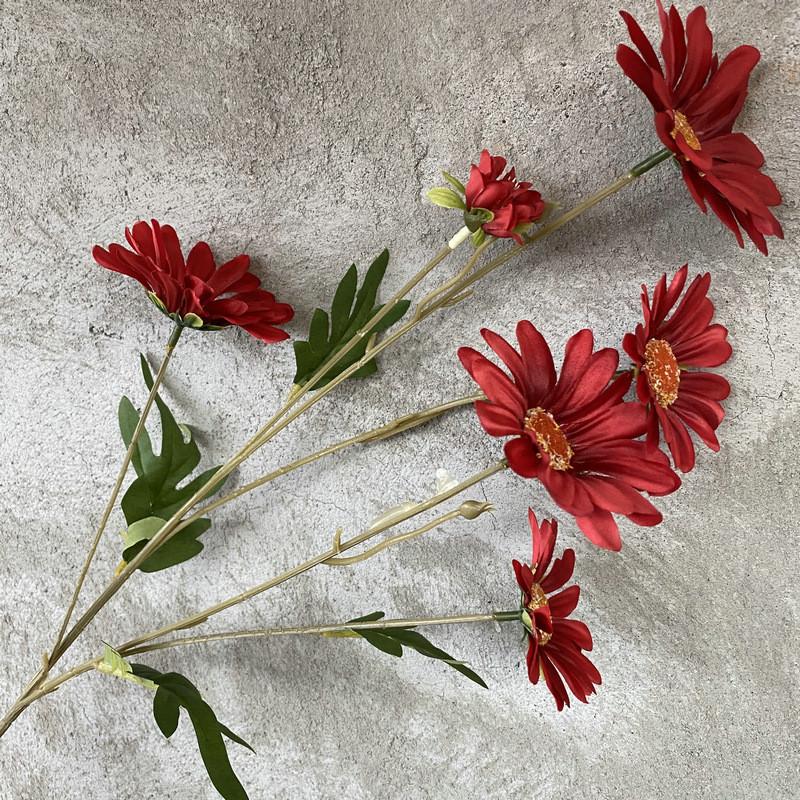 Artificial Daisy Silk Flower For Wedding Aisle And Home Decorations Fashion Dark Red
Artificial Daisy Silk Flower For Wedding Aisle And Home Decorations Fashion Dark Red