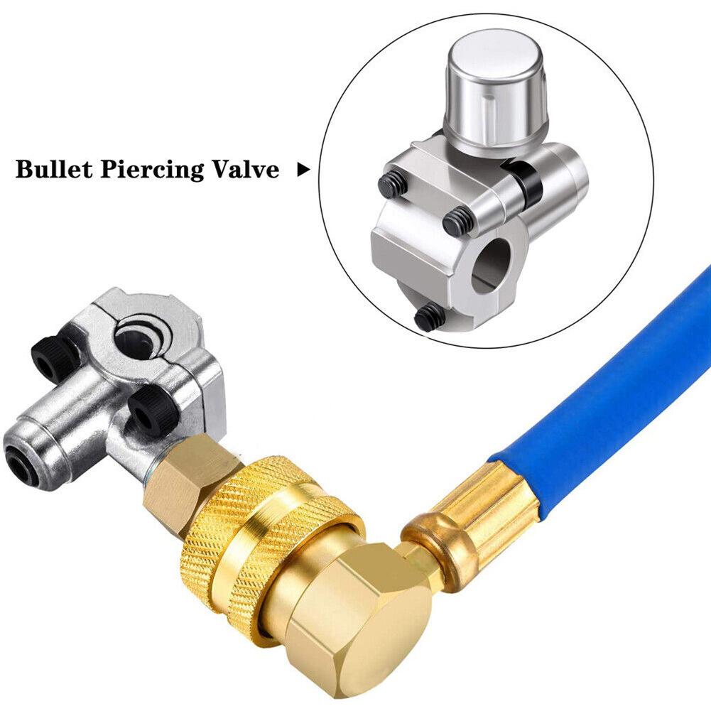 Bullet Piercing Valve with Spanner Line Tap Faucet Valve Kit Zinc Alloy BPV-31 Piercing Valve Line Tap Valve Kit for HVAC BPV31
Bullet Piercing Valve with Spanner Line Tap Faucet Valve Kit Zinc Alloy BPV-31 Piercing Valve Line Tap Valve Kit for HVAC BPV31
