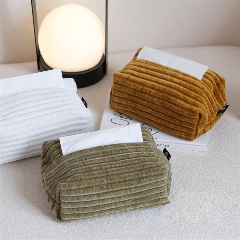 Modern Simple Velvet Jacquard Tissue Box-like Home and Office Tissue Set Napkin Holder
Modern Simple Velvet Jacquard Tissue Box-like Home and Office Tissue Set Napkin Holder