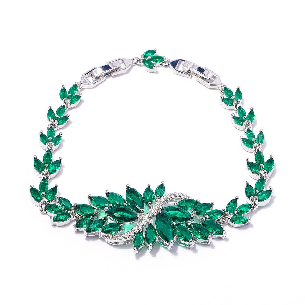 Dinner Accessories, Jewelry, Ice Linghua Temperament Zircon Bracelet, Full Diamond Inlaid Jewelry, Multi-Color Extended Buckle 18.5Cm main chain + 3cm extended buckle зелений
Dinner Accessories, Jewelry, Ice Linghua Temperament Zircon Bracelet, Full Diamond Inlaid Jewelry, Multi-Color Extended Buckle 18.5Cm main chain + 3cm extended buckle зелений