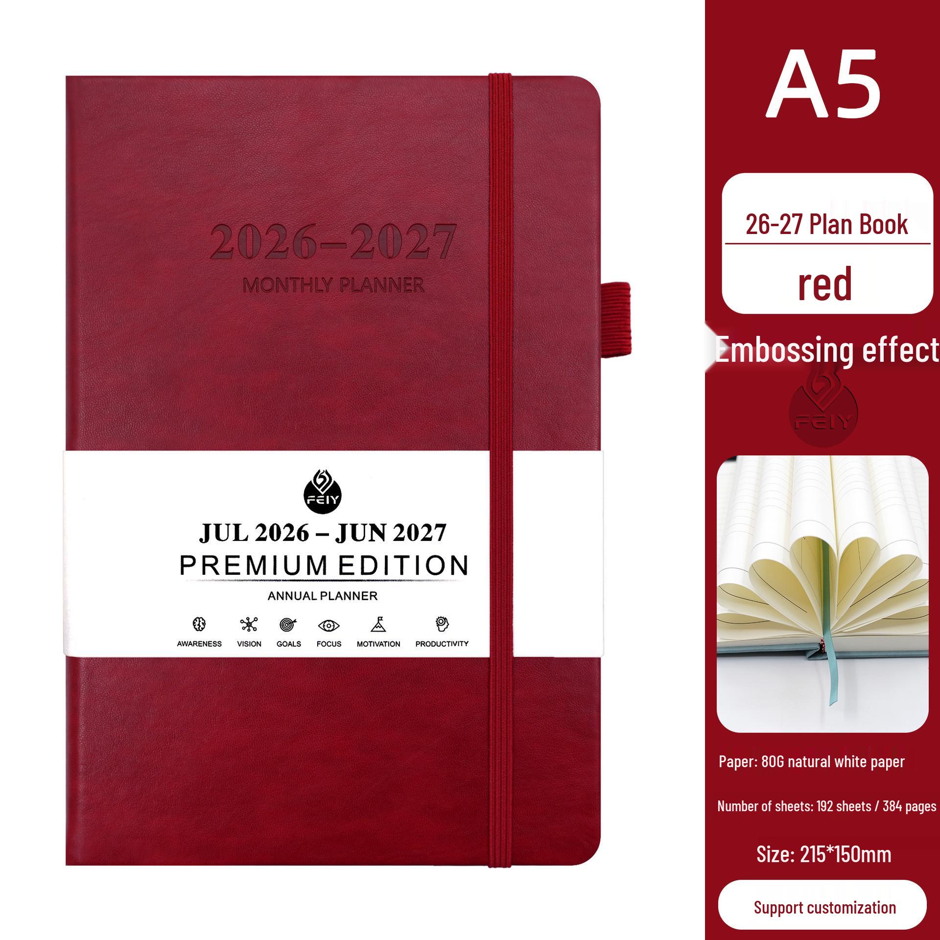 Cross-border A5 Calendar and Planner Notebook A5
Cross-border A5 Calendar and Planner Notebook A5