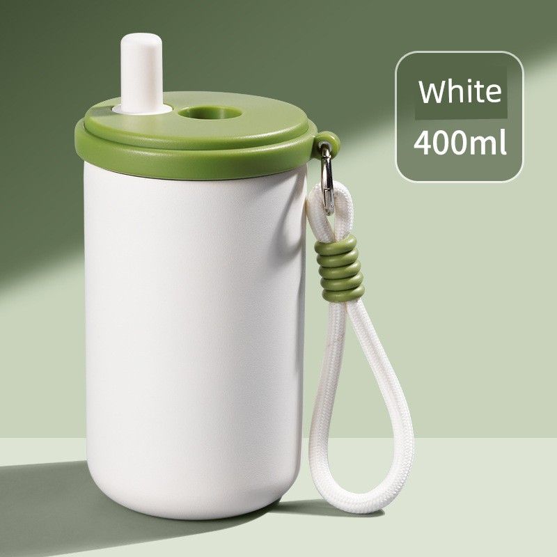 Large-Capacity Thermos Cup for Women, Good-Looking Ice Cup, Portable Car Coffee Cup, Outdoor Sports Water Bottle, Tea Cup White (400ml + Stainless Steel Liner)
Large-Capacity Thermos Cup for Women, Good-Looking Ice Cup, Portable Car Coffee Cup, Outdoor Sports Water Bottle, Tea Cup White (400ml + Stainless Steel Liner)