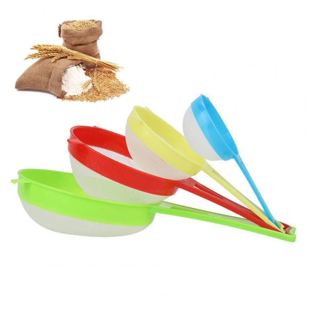 4Pcs/Set Fine Mesh Scoop Strainer Plastic Colander Multifunctional Flour Sieve Coffee random color
4Pcs/Set Fine Mesh Scoop Strainer Plastic Colander Multifunctional Flour Sieve Coffee random color