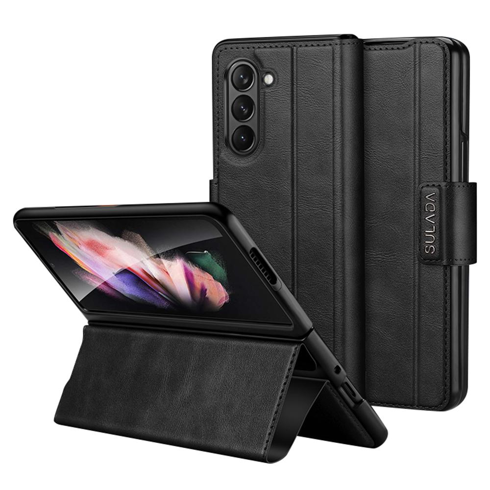 SULADA For Samsung Galaxy Z Fold5 5G PU Leather Protective Cover Anti-drop Stand Phone Case Black
SULADA For Samsung Galaxy Z Fold5 5G PU Leather Protective Cover Anti-drop Stand Phone Case Black