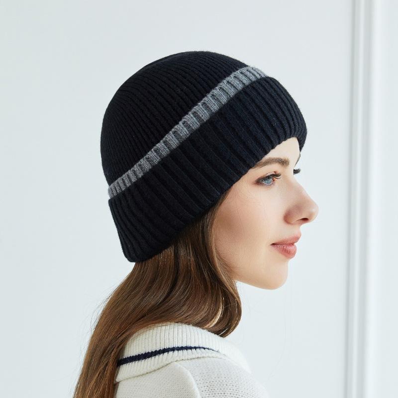 Простая теплая вязаная шапка зимняя парная мужская и женская утолщенная шерстяная шапка двухцветная с отворотом повседневная шапка-бини M(56-58cm)
Простая теплая вязаная шапка зимняя парная мужская и женская утолщенная шерстяная шапка двухцветная с отворотом повседневная шапка-бини M(56-58cm)