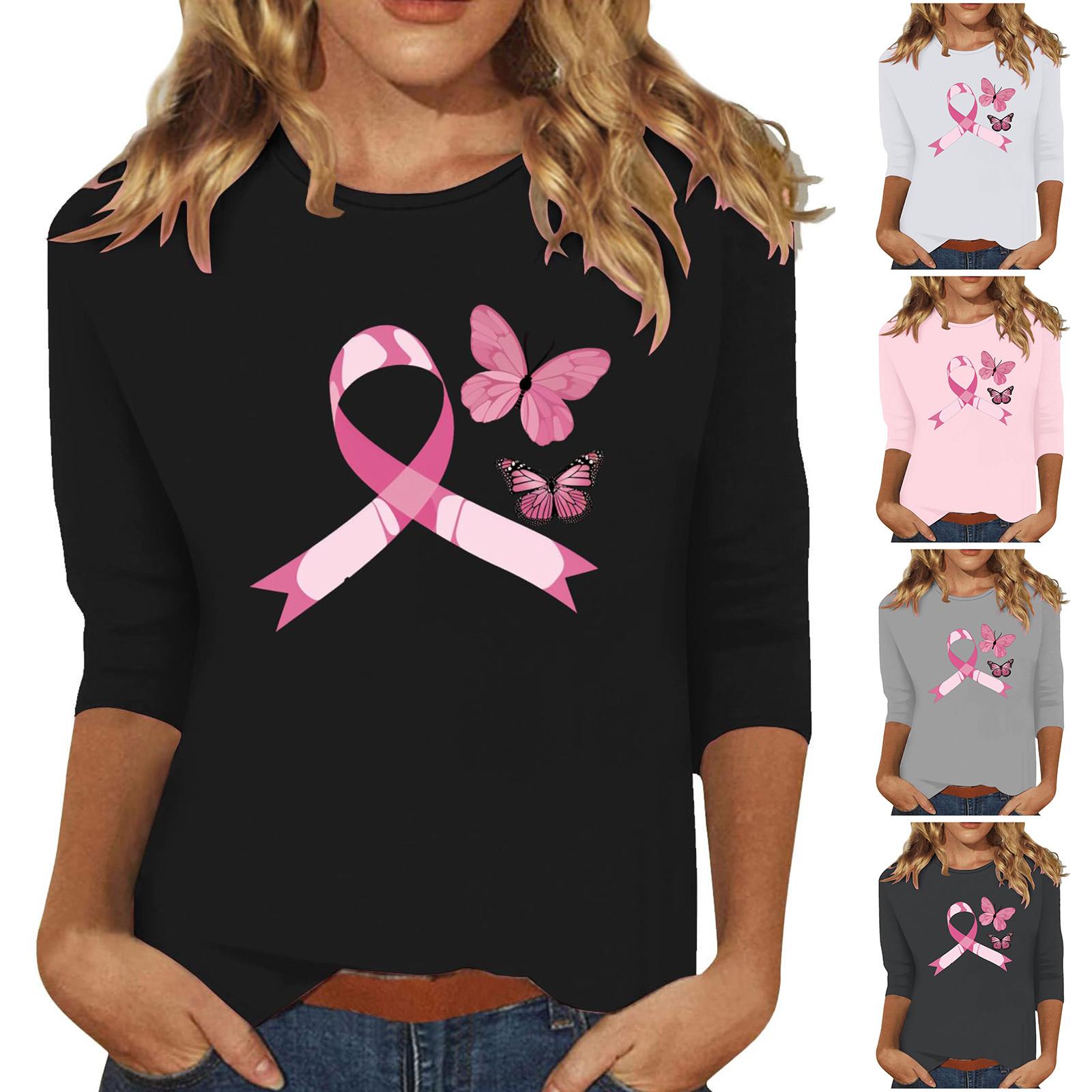 Женская модная и повседневная футболка с круглым вырезом и рукавом семь четвертей M 
Женская модная и повседневная футболка с круглым вырезом и рукавом семь четвертей M