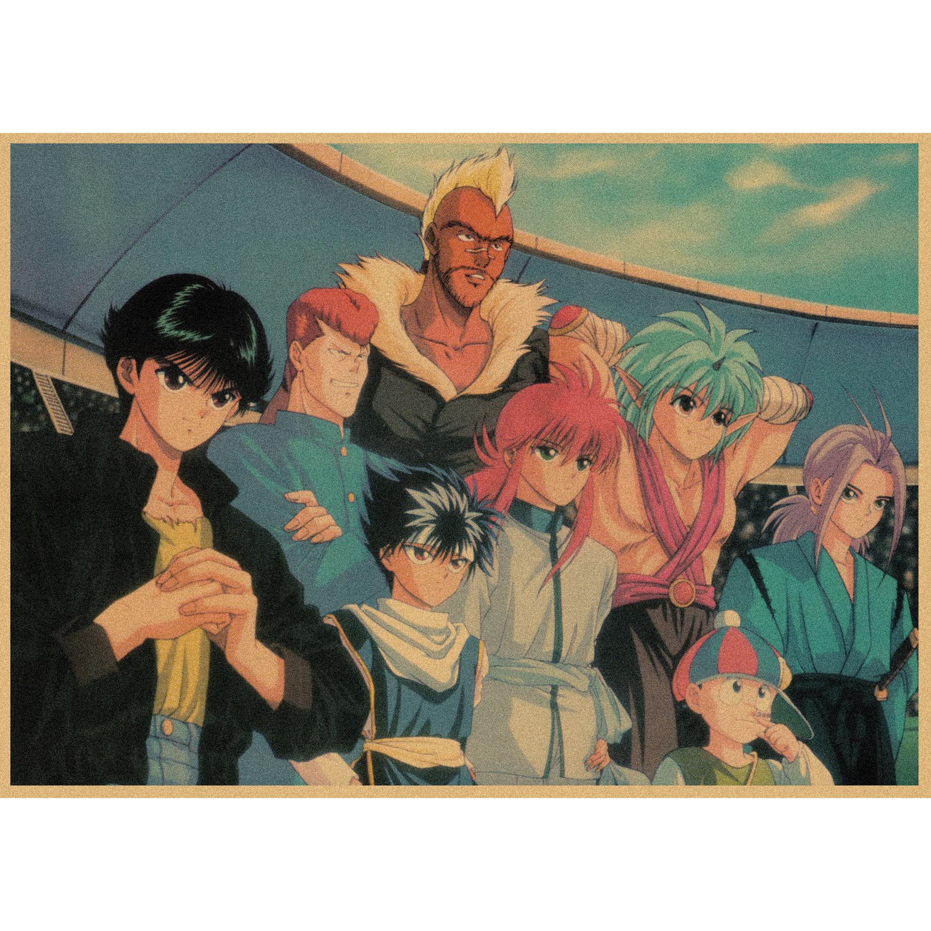 Yu Yu Hakusho Retro Anime Poster by Yoshihiro Togashi - Kraft Paper Bar Decor Mural 278 42X29.7cm (A3 size)
Yu Yu Hakusho Retro Anime Poster by Yoshihiro Togashi - Kraft Paper Bar Decor Mural 278 42X29.7cm (A3 size)