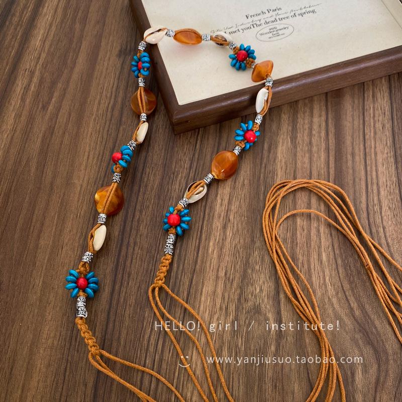 Деревянные бусины смола ракушка ручной работы ретро ожерелье легкая роскошь высокое чувство нишевый дизайн модное универсальное ожерелье женщины
Деревянные бусины смола ракушка ручной работы ретро ожерелье легкая роскошь высокое чувство нишевый дизайн модное универсальное ожерелье женщины