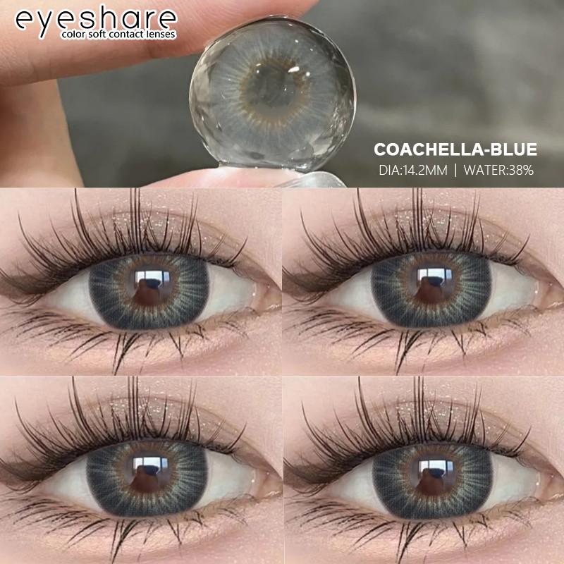 EYESHARE Blue Natural Contact Lenses with Case Colored Pupils for Eye Makeup Korea 14.2mm Graded 0.0 Doll Eyes 1 Pair=2pcs
EYESHARE Blue Natural Contact Lenses with Case Colored Pupils for Eye Makeup Korea 14.2mm Graded 0.0 Doll Eyes 1 Pair=2pcs