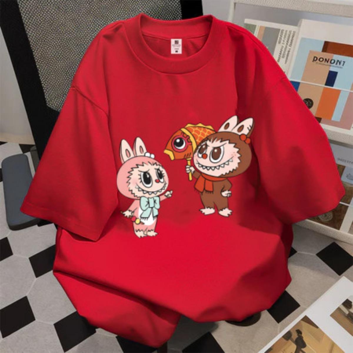 2025 Labubu из чистого хлопка с круглым вырезом мужская и женская повседневная удобная с коротким рукавом XL
2025 Labubu из чистого хлопка с круглым вырезом мужская и женская повседневная удобная с коротким рукавом XL