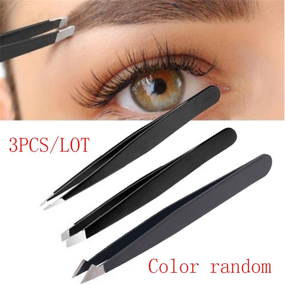 3PCS New Beauty Tip Slant Eyebrow Tweezer Stainless Steel Eyebrow Tool Hair Removal
3PCS New Beauty Tip Slant Eyebrow Tweezer Stainless Steel Eyebrow Tool Hair Removal