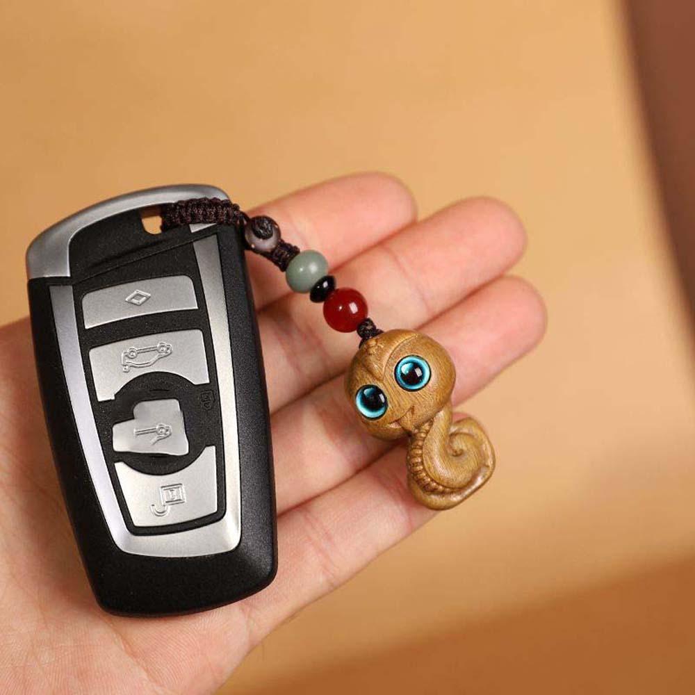 Waterproof Zodiac Snake Keychain Mini Green Sandalwood Phone Chain Ornament Couple Style 2
Waterproof Zodiac Snake Keychain Mini Green Sandalwood Phone Chain Ornament Couple Style 2