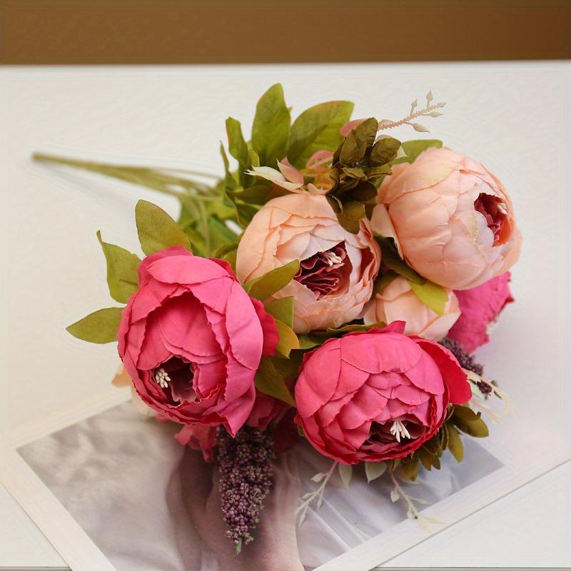 Букет из 13 головок шелковых пионов, искусственные цветы пионов для украшения дома и свадьбы - DIY ручной работы и свадебный букет, украшение для помещений и улицы ярко-розовый
Букет из 13 головок шелковых пионов, искусственные цветы пионов для украшения дома и свадьбы - DIY ручной работы и свадебный букет, украшение для помещений и улицы ярко-розовый