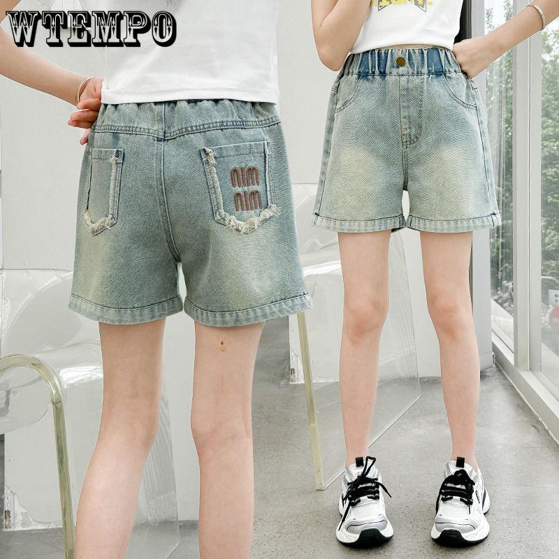Girls Denim Shorts for Summer Children s Mid Length Pants Thin Cut Girls Summer Clothes Pants for Outerwear 160
Girls Denim Shorts for Summer Children s Mid Length Pants Thin Cut Girls Summer Clothes Pants for Outerwear 160
