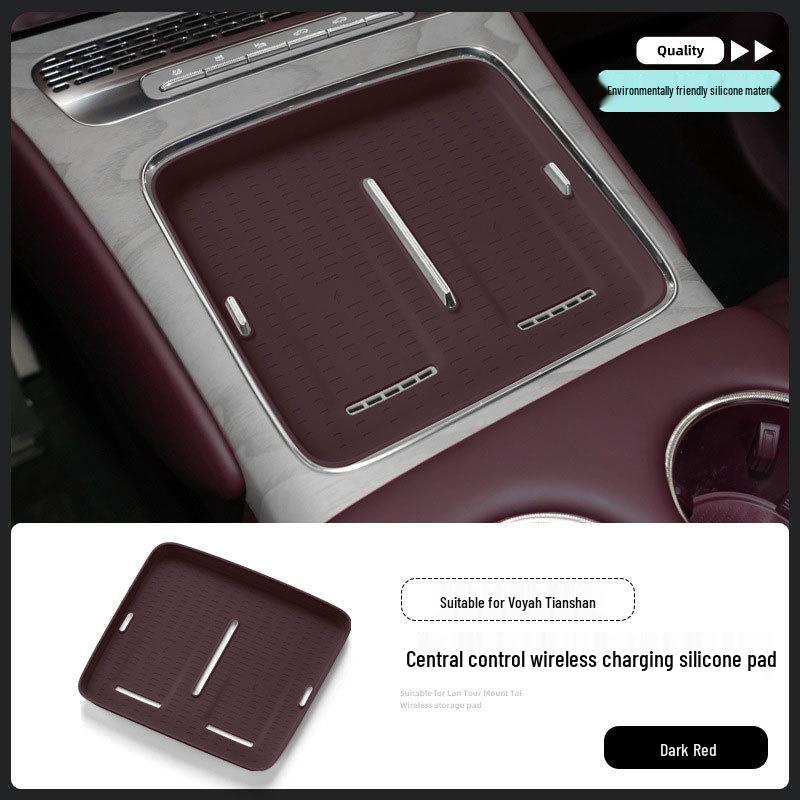 Lantu Tianshan Silicone Wireless Charger & Non-Slip Phone Pad for Car Interiors
Lantu Tianshan Silicone Wireless Charger & Non-Slip Phone Pad for Car Interiors