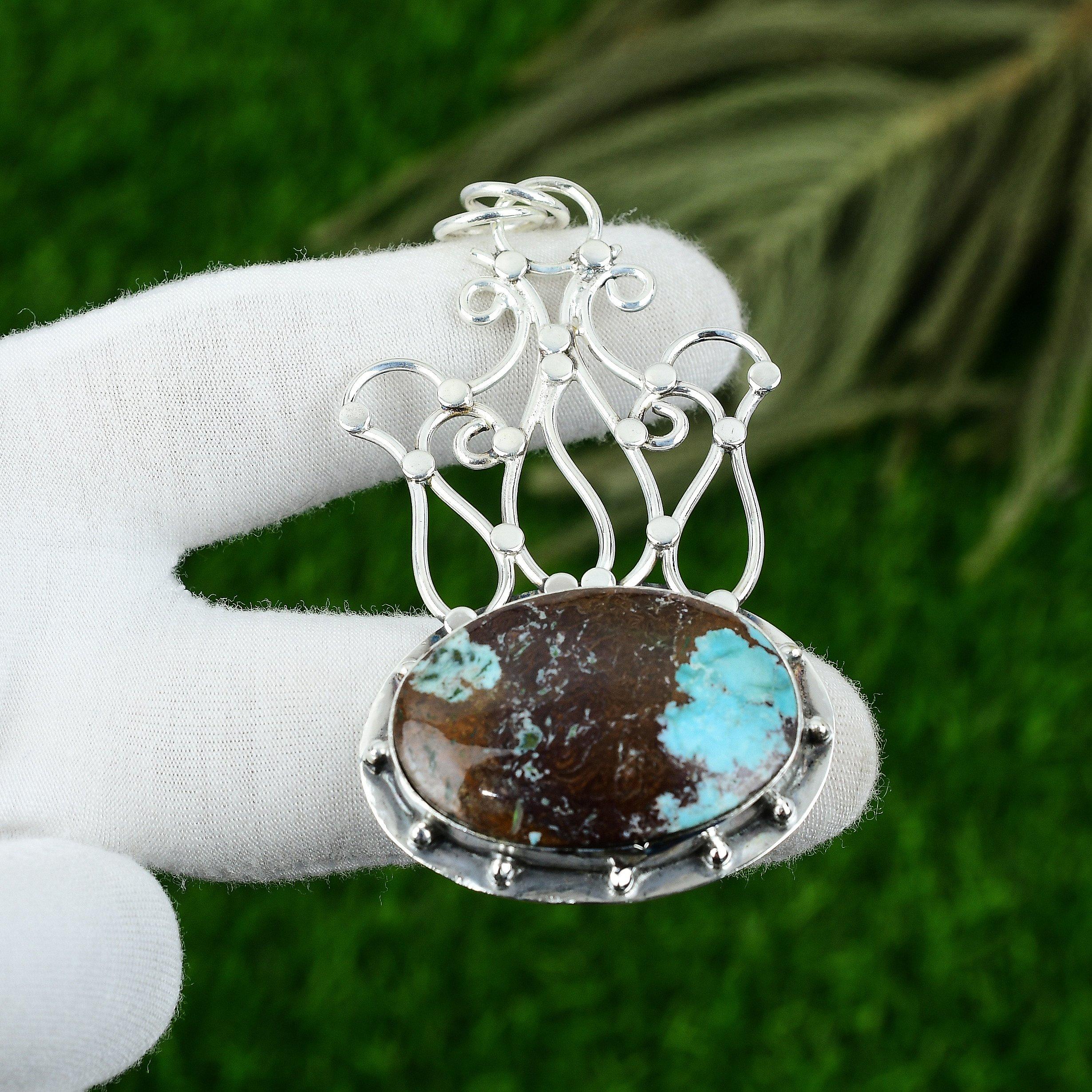 Womens day Sale 925 Silver Oval Natural Tibetan Turquoise Bezel Daughter Pendant
Womens day Sale 925 Silver Oval Natural Tibetan Turquoise Bezel Daughter Pendant