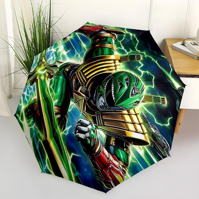 1pc Power Rangers Green Ranger Automatic Opening Folding Umbrella with 8-Bone Iron Frame, Portable Design for Outdoor Use, Perfect Gift for Fans, Trav
1pc Power Rangers Green Ranger Automatic Opening Folding Umbrella with 8-Bone Iron Frame, Portable Design for Outdoor Use, Perfect Gift for Fans, Trav
