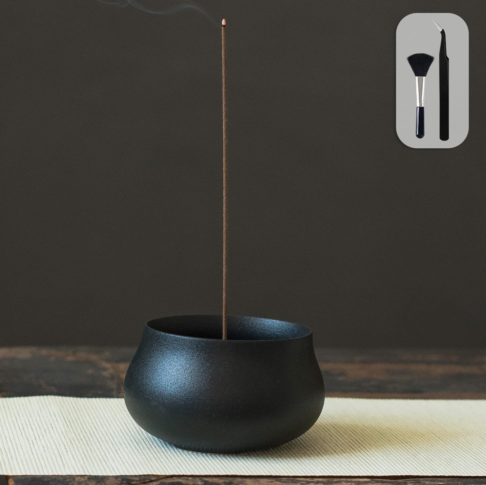 GOKEI Incense Incense Stylish Aroma Holder for Buddhist Incense Incense Mini Buddhist Simple Incense Calming and Healing Aid for and Relaxation чёрный
GOKEI Incense Incense Stylish Aroma Holder for Buddhist Incense Incense Mini Buddhist Simple Incense Calming and Healing Aid for and Relaxation чёрный