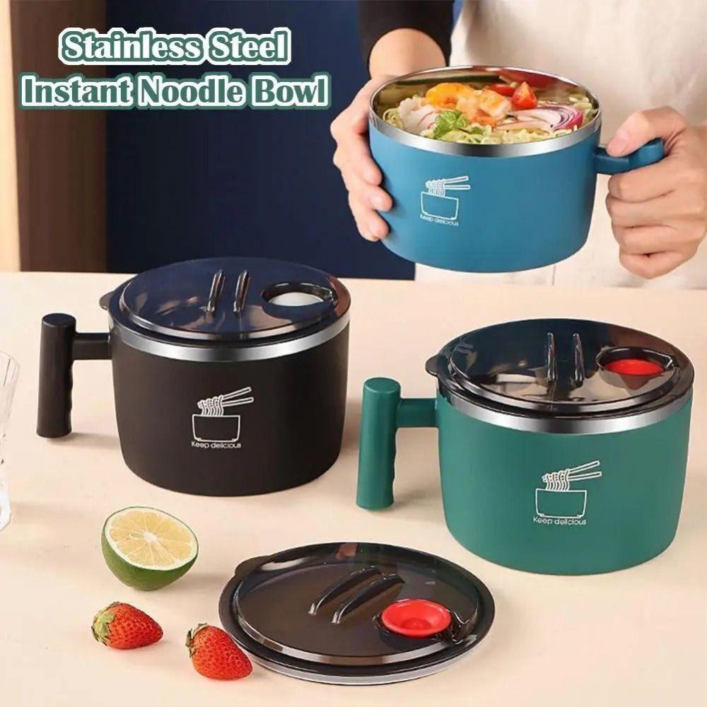 Leakproof Udon Soup Bowl Draining Instant Noodle Bowl Portable Lunch Box 1000ML зелений
Leakproof Udon Soup Bowl Draining Instant Noodle Bowl Portable Lunch Box 1000ML зелений