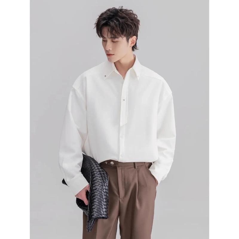 Men s Burgundy Oversized Long Sleeve Shirt Turn Down Collar Button Up Casual Formal Blouse Smooth Fabric Top L
Men s Burgundy Oversized Long Sleeve Shirt Turn Down Collar Button Up Casual Formal Blouse Smooth Fabric Top L