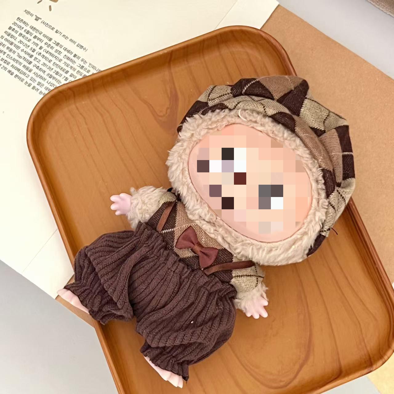 Labubu Baby Clothes: First & Second Gen Pendant, Love Sweater, Bear Ear Hat Set 17cm Doll Outfit Set (Excludes Doll)
Labubu Baby Clothes: First & Second Gen Pendant, Love Sweater, Bear Ear Hat Set 17cm Doll Outfit Set (Excludes Doll)