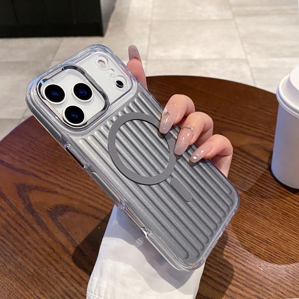 3D Suitcase Corrugated Stripe Stylish Modern for Magsafe Case for IPhone 17 Air 16 15 14 Pro Max Magnetic Shockproof Cover Fund iPhone 14 сірий колір
3D Suitcase Corrugated Stripe Stylish Modern for Magsafe Case for IPhone 17 Air 16 15 14 Pro Max Magnetic Shockproof Cover Fund iPhone 14 сірий колір