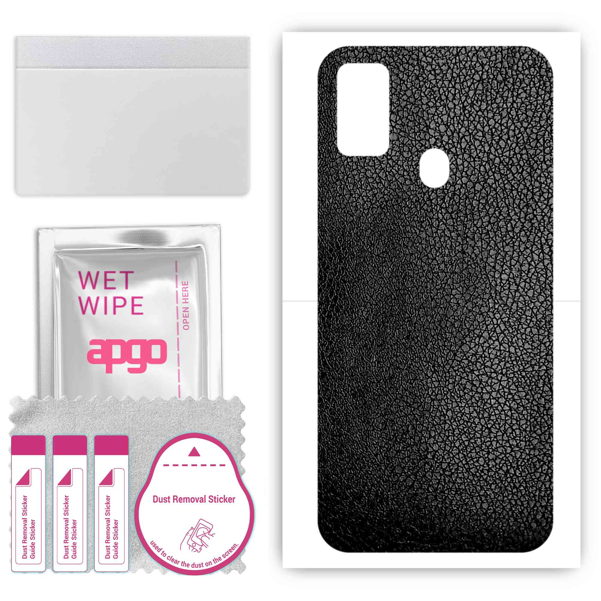Apgo Protective Skin Sticker для задньої панелі, сумісної з Samsung Galaxy M30s, Wrap Film, Foil, Vinyl - Pattern Black Leather
Apgo Protective Skin Sticker для задньої панелі, сумісної з Samsung Galaxy M30s, Wrap Film, Foil, Vinyl - Pattern Black Leather