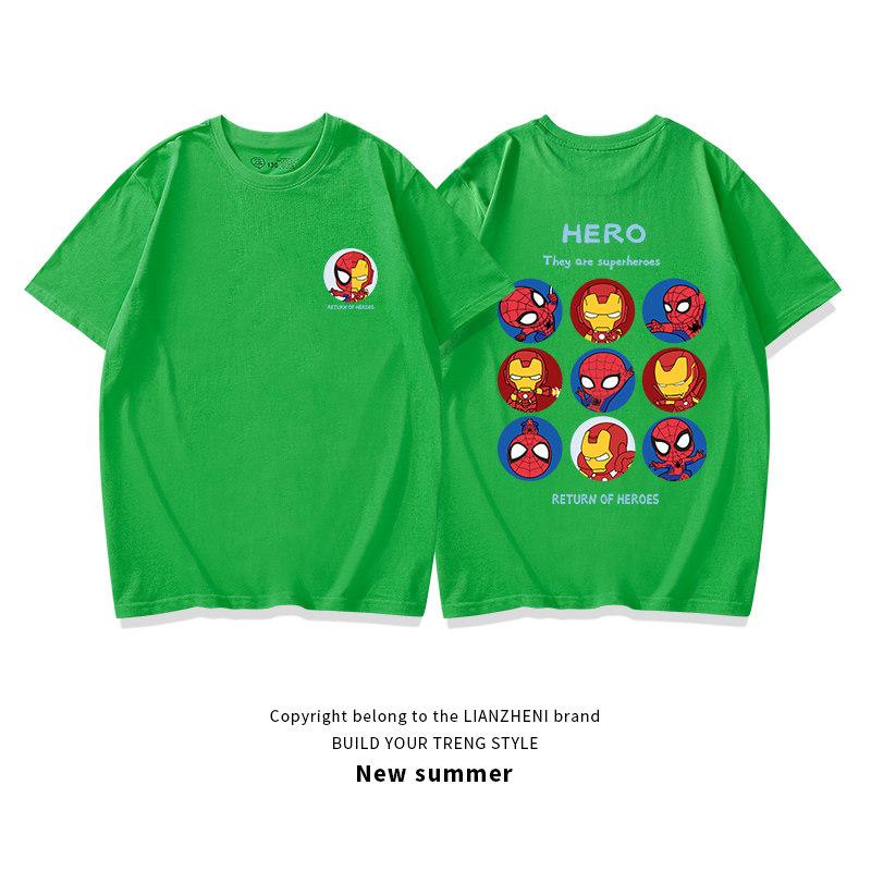 New Printed Marvel Heroes Gathering Q Edition Fun Childrens Fashionable Tshirt Cotton Round Neck Parent Child Tshirt S
New Printed Marvel Heroes Gathering Q Edition Fun Childrens Fashionable Tshirt Cotton Round Neck Parent Child Tshirt S